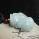 Yizhenge light green A-grade jadeite Pixiu pendant men's jade pendant holiday gift Christmas gift