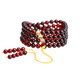 MUJUE Amber Bracelet for Men and Women Multi-circle Blood Amber Bracelet DIY Beeswax Hand Decoration Buddha Beads 108 Round Beads Bead Diameter Approximately 5-6mm