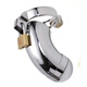 Jiuai Men's penis lock penis lock sm lock stimulating cage chastity lock chastity lock gay alternative love toys Chastity lock F style large size (internal diameter of the lock ring 50mm)