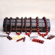 MUJUE Amber Bracelet for Men and Women Multi-circle Blood Amber Bracelet DIY Beeswax Hand Decoration Buddha Beads 108 Round Beads Bead Diameter Approximately 5-6mm