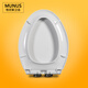 Tapa del inodoro dongpeng en espesor general W1161/1171/1181/1191/1351/1391/1401/5011 Material PP puro engrosado con caída lenta