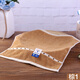 Gold size pure cotton men's business household adult children women's face wash and bath small towel face wash square beauty square towel large square towel soft water absorbent thick and durable 35*34CM Brown 1 Brown 3 two packs