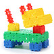 DBS assemble des blocs de construction de jouets 2-3-6 ans, insert intellectuel des enfants en plastique carré en plastique de maternelle, insert numérique en boîte 300 pièces