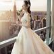 Fatiya Bride Wedding Master Vestido de novia 2024 NUEVO Color de champán Bandas de gran tamaño Tamil