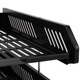 
Deli (deli) three-layer hollow storage file holder free disassembly assembly file disk/file frame bar desktop file storage box file storage rack management black 9209