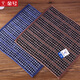 Gold size pure cotton small square towel for men, business couples, children's face towel, dark soft absorbent plaid children's face towel, sweat-proof towel 30*30CM, blue