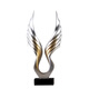 JisiMei Modern Simple Eagle Abstract Sculpture Ornament Creative Home Living Room TV Cabinet Office Decorative Crafts Spread Your Wings and Fly