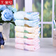 Gold number pure cotton home textile household women's and children's face wash towel Cartoon kitten children's face towel kindergarten children's towel Wu Nian double-layer gauze soft and water-absorbent 52*28CM yellow