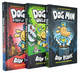 Micro flaws, mind careful shooting, learn the music, Detective Dog Set 1-3, imported from the original English version, genuine children's comic book Dog Man (7-12 years old)