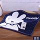Gold number pure cotton cartoon Miffy rabbit Wu Nian double-layer gauze women's children's couple face wash towel wipe sweat towel handkerchief towel face wash towel travel square towel soft and absorbent 36*34CM red