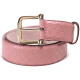 Gucci GUCCI universal pink cowhide embossed needle buckle belt 281548 BMJ1G 5806 95 size Send your boyfriend to give your girlfriend a birthday gift