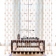 Sophia Bead Curtain Crystal Gourd Partition Bathroom Door Curtain Partition Entrance Bedroom Living Room Full of 21 Finished Curtains 1.25 Meters High (Dengke Gold Champagne)