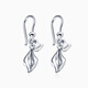 Pt.Charm platinum pt950 platinum women's earrings with personalized creative geometric figures in stock National Inspection Certificate 2.7-2.8g pair