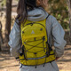 EAVALURE Outdoor Lightweight Mountaineering Backpack Women's Hiking Climbing Lightweight Backpack Men's Sports Cycling Versatile Small Bag Yellow
