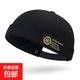 Guapi hat men's hip-hop trendy brimless landlord hat women's four seasons yuppie street retro casual all-match hat in stock black adjustable
