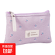Portable Printed Cosmetic Bag Internet Celebrity Small Storage Bag Portable Simple Fabric Cute Girl Lipstick Cosmetic Bag Kapok Purple