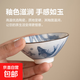 Blue and white bamboo hat tea cup ceramic large master porcelain Kung Fu tea cup personal household single tea cup (random color) 80ml 1 piece