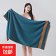 Pure cotton towel yarn-dyed men's bath towel shower face towel 100% cotton adult home bath soft skin-friendly water absorbent 0586 bath towel-blue 70*140cm 1 pack
