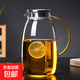 Penguin cold kettle, high-temperature resistant glass, large-capacity teapot, steel lid, cold kettle, heat-resistant, anti-fall household, flat-light Penguin cold kettle 2000ML