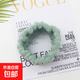 Face washing headband coral plush female student hairband high elastic autumn and winter facial mask washing headscarf headwear green