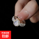 Open ring dove egg design unique tail ring temperament high-end adjustable female silver