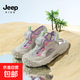 Children's shoes, children's sandals, boys' summer 2025 new breathable girls' soft-soled outdoor river shoes, sports beach shoes, lilac/ivory white 29, inner length of the shoe is about 19cm