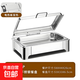 Stainless steel electric heating holding stove buffet stove large glass visible Buffy stove knob temperature control