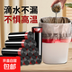 Tea dregs bucket special garbage bag drawstring tea dregs bag portable automatic closing black bag 45*50cm 30 pieces black 1 roll
