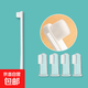 Jingdong Express Pet Brush Teeth Oral Interdental Brush 1000-Bristled Brush Finger Cot Dog Cat Small Head Soft Hair White 100-Bristled Brush 1 + Finger Cot Brushes 4 Default