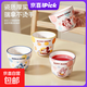 Disney Mickey Minnie Donald Duck Ceramic Bowl Mug Good-looking Girl Cute Water Cup Children's Milk Minnie Shuyue Ceramic Cup 1 piece 300ML