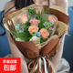 Flowers delivered in the same city, cappuccino rose bouquet, birthday gift, flowers for girlfriend, best friend and boyfriend, flowers delivered by flower shop, past photos丨6 fashionable cappuccino bouquets