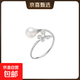 The lowest butterfly ring in the whole network S925 silver freshwater pearl 7-8MM exquisite gift box freshwater pearl 7-8MM S925 silver butterfly ring