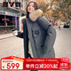 Yalu Short Down Jacket Women's 2025 New Fashion Parker Thickened Warm Large Fur Collar Hooded Autumn and Winter Jacket