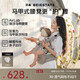 BEIE Baby Waist Stool Carrier 2-in-1 AirLab Waist Stool Khaki 2025 New Style for Four Seasons Travel Before and After