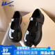 Warrior Children's Small Leather Shoes Girls Princess Shoes Black Glossy Performance Shoes WPD(WZ)-0225 Black 32