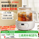Modong all-glass health pot does not contain glue, boiling teapot, tea boiler, spray steaming teapot, 800W high-power boiling water and tea boiling all-in-one machine, 1.5L large capacity kettle MD-YS02