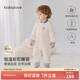 Babylove baby split-leg sleeping bag autumn and winter comfortable constant temperature and warm thin quilted one-piece pajamas anti-kicking quilt-90