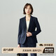 Lady Bird Navy Blue Formal Suit Women's Professional Small Man Interview Wear Public Exam High-Quality Suit Jacket