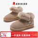 ABC KIDS girls' shoes winter new velvet warm snow boots camel color size 35 inner length 220/foot length 215