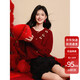 Shangjing Sweater Women's 25 Winter New Women's Clothes Exquisite Three-dimensional Decoration High-end New Year Red Atmosphere Western-style Cardigan Sweater