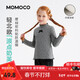 Mami Maka (MOMOCO) children's clothing girls' bottoming shirt 2025 winter style medium and large children's fashion polka dot bottoming shirt gray 90