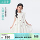 Xiaoyinman children's clothing girls' lace round neck dress three-dimensional cherry 26 summer sweet princess dress for big children
