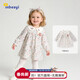Yingbeiyi baby girl spring and autumn floral dress 2026 new baby cotton princess dress long-sleeved skirt Huaying Shiguang 73