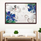 
Jumengwu Modern simple living room decoration painting Nordic sofa background wall restaurant fresh hanging painting mural pastoral plants TE3889 80*120cm