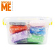 Schergen 24 Farbe Ultra-Licht-Tonfarbe Schlamm ungiftiger Plastikin tragbarer Quadratkasten Set handgefertigtes DIY-Farb-Schlamm Kinderspielzeug für Kinder