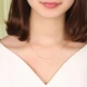 Chao Hongji Lingluo Gold Necklace Women's Pure Gold Necklace Gold Plain Chain Gold Chain Price 120 yuan W about 2.7g chain about 42cm S-shaped or M-shaped buckle random delivery