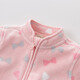 DAVE&BELLA Spring and Autumn Children's Jackets Boys Autumn Clothes Girls Baby Clothes Children's Clothes Boys Baby Polar Fleece Baseball Jersey Clothing Pink Leopard DB396-D 110 cm (recommended height 100-110cm)