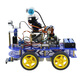 Makerobo STM32 Smart Car Robot Kit 4WD Allrad-Programmierungsprogrammierung DIY-Entwicklungswettbewerb Tracking Hindernisvermeidung Fernbedienung Bluetooth Control/W A Paket