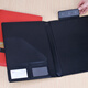 3884 A4 Contrat Clip Cuir Board Magnetic Writing Pad Hotel Hotel Meeting Contrat Clitation Imitation Threat Manager Sign Board Black