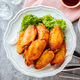 CP Zhengda Food Orleans chicken wings net weight 2 Jin [Jin equals 0.5 kg] Chicken wings Orleans flavor frozen